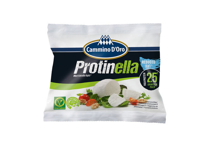 Protinella - GOLDSTEIG Käsespezialitäten Protinella made by GOLDSTEIG shown packaged