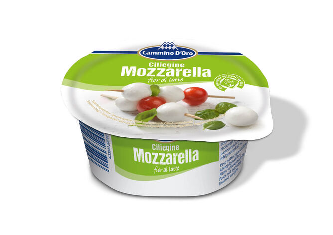 Mozzarella Mini - GOLDSTEIG Käsespezialitäten Mozzarella Mini made by GOLDSTEIG shown packaged