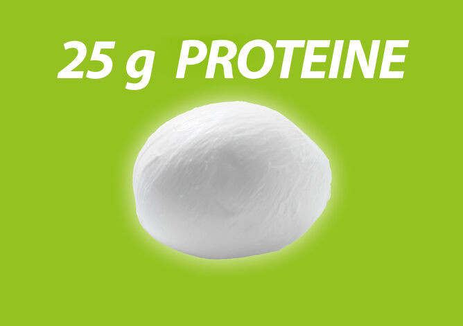 Il misurino di formaggio proteico Protinella High Protein Mozzarella